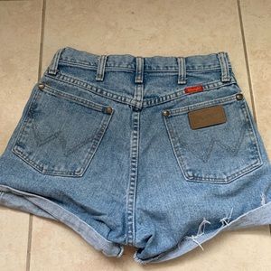 Wrangler high waist shorts